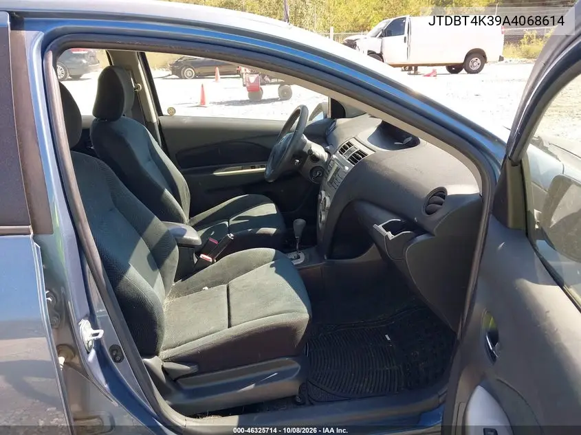 2010 TOYOTA YARIS VIN JTDBT4K39A4068614 — фото 5