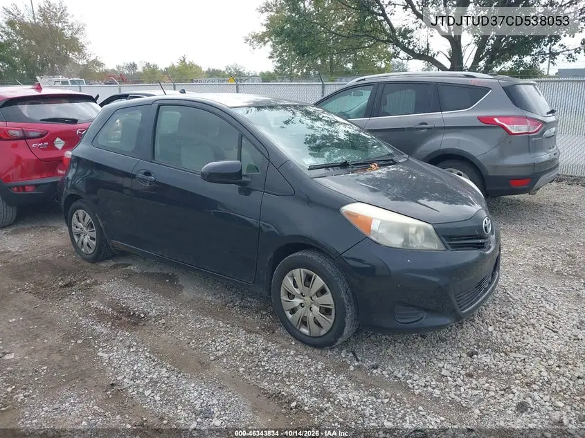 TOYOTA YARIS 2012, VIN JTDJTUD37CD538053