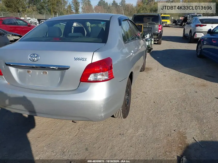 2012 TOYOTA YARIS VIN JTDBT4K33CL013696 — фото 4