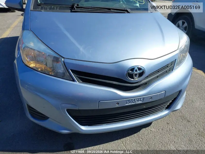 2014 TOYOTA YARIS VIN VNKKTUD32EA005169 — фото 20