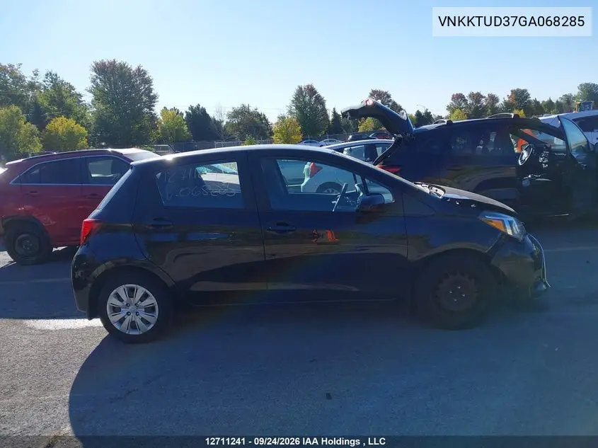 2016 TOYOTA YARIS VIN VNKKTUD37GA068285 — фото 14