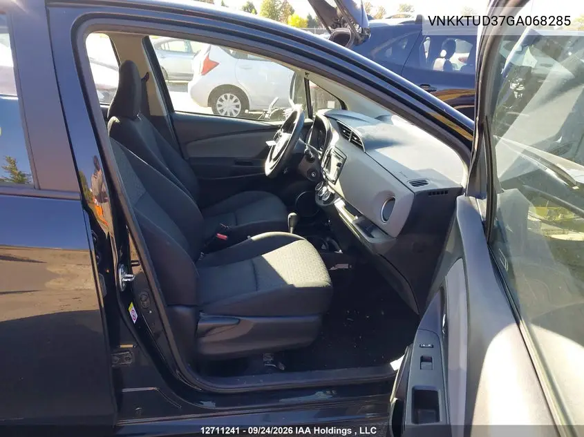 2016 TOYOTA YARIS VIN VNKKTUD37GA068285 — фото 5