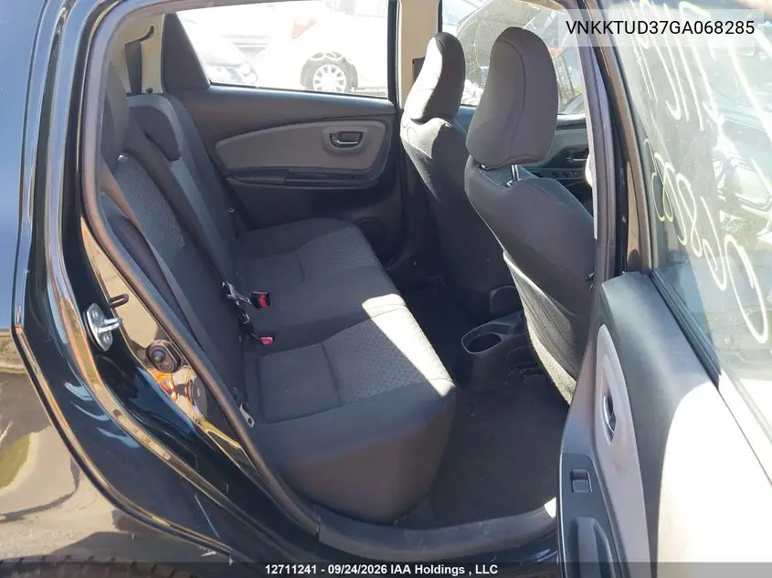 2016 TOYOTA YARIS VIN VNKKTUD37GA068285 — фото 8