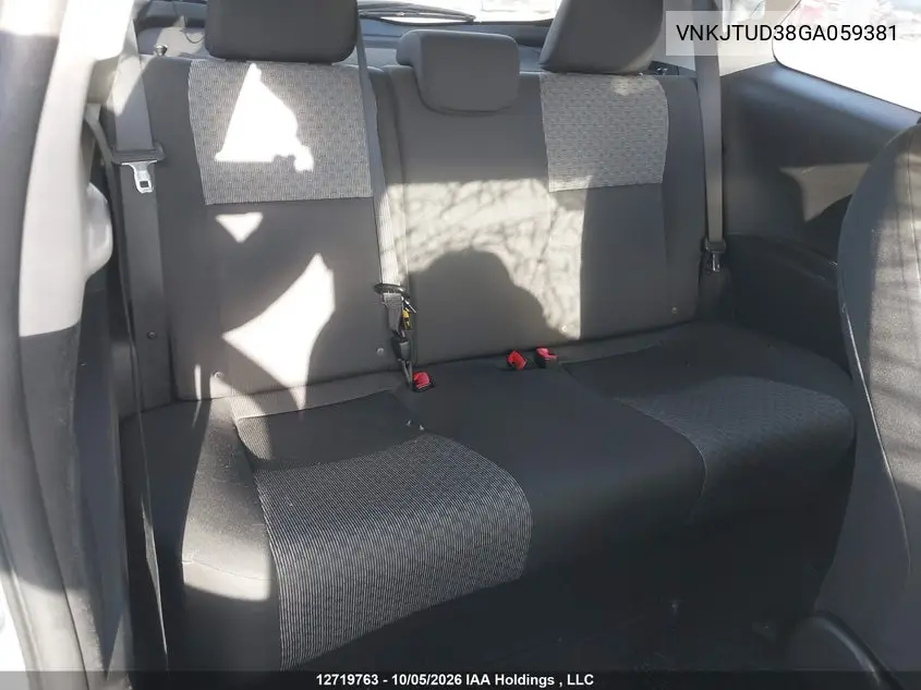 2016 TOYOTA YARIS VIN VNKJTUD38GA059381 — фото 8