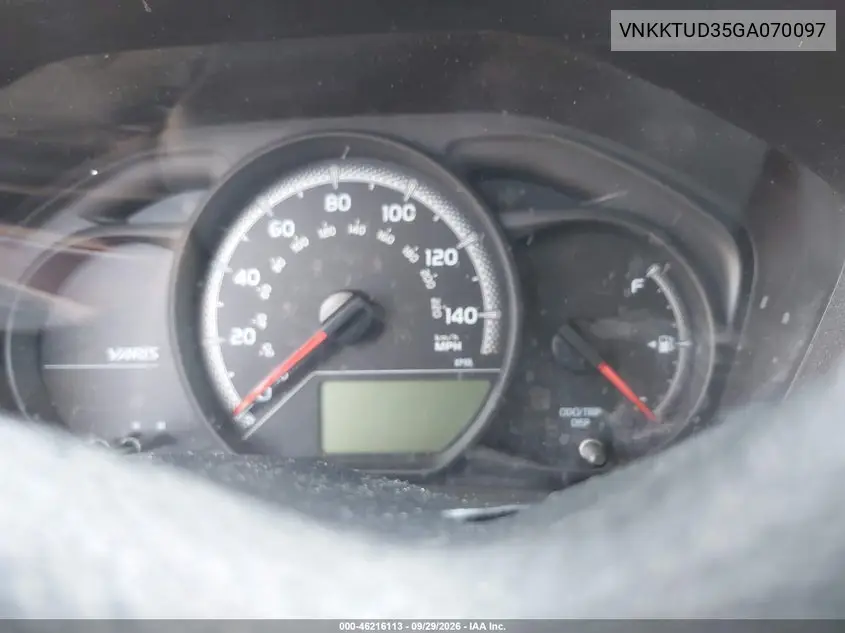 2016 TOYOTA YARIS VIN VNKKTUD35GA070097 — фото 15