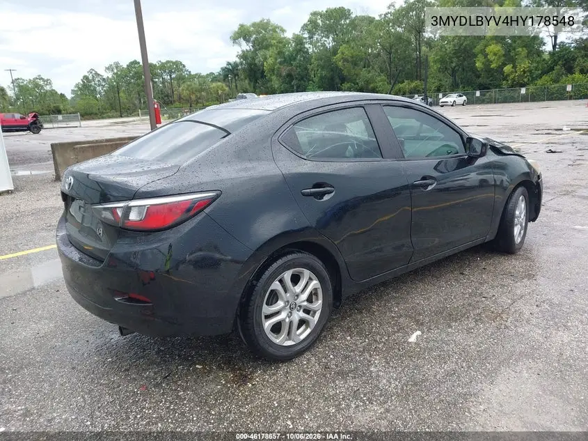 2017 TOYOTA YARIS VIN 3MYDLBYV4HY178548 — фото 4