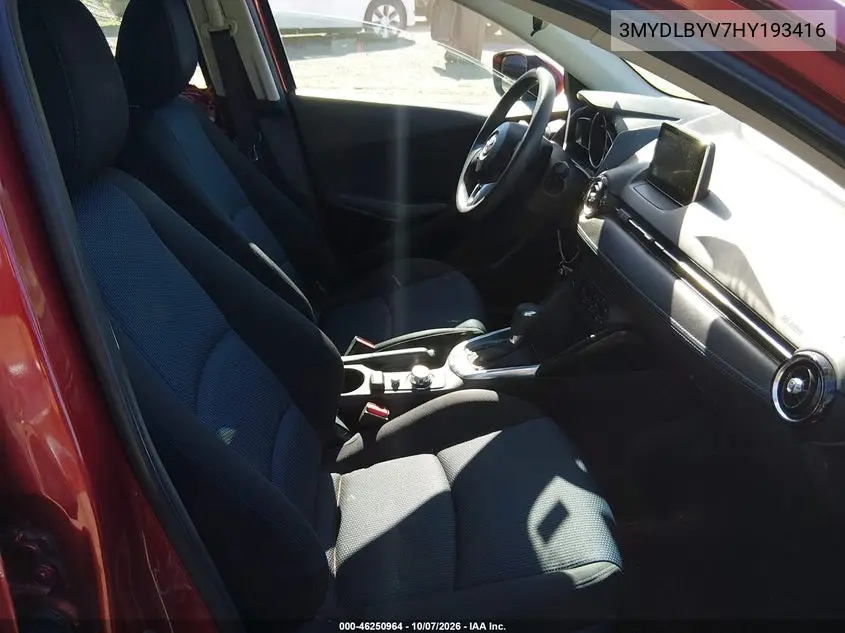 2017 TOYOTA YARIS VIN 3MYDLBYV7HY193416 — фото 5