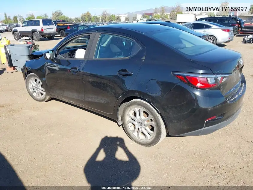2017 TOYOTA YARIS VIN 3MYDLBYV6HY155997 — фото 3
