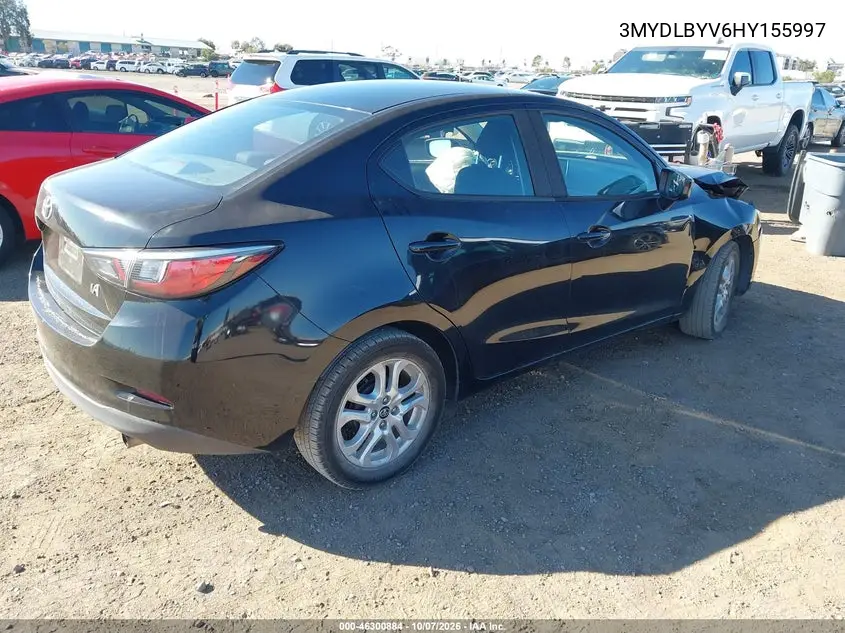 2017 TOYOTA YARIS VIN 3MYDLBYV6HY155997 — фото 4