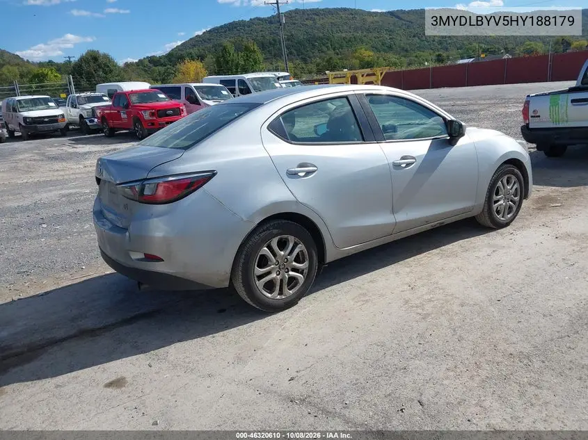 2017 TOYOTA YARIS VIN 3MYDLBYV5HY188179 — фото 4