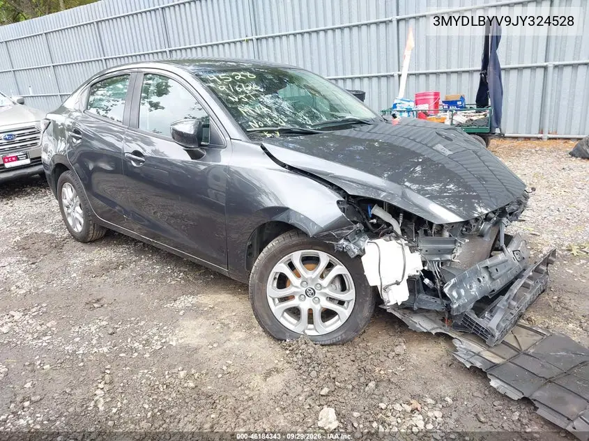TOYOTA YARIS 2018, VIN 3MYDLBYV9JY324528