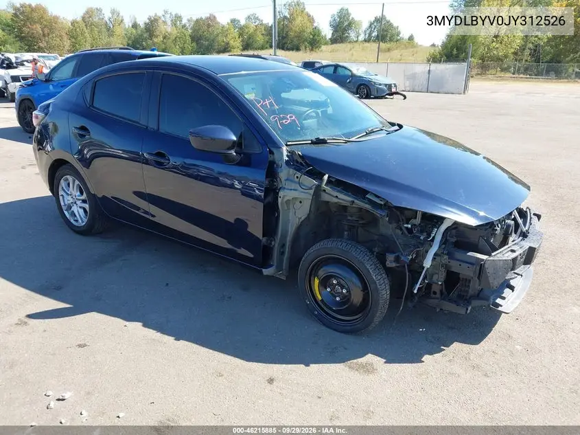 TOYOTA YARIS 2018, VIN 3MYDLBYV0JY312526