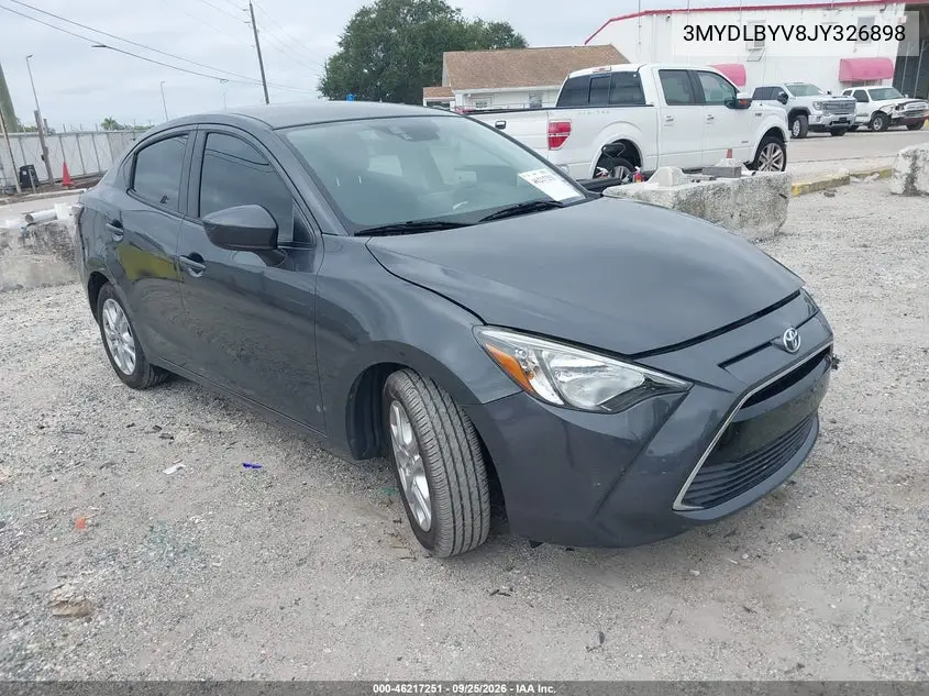 TOYOTA YARIS 2018, VIN 3MYDLBYV8JY326898