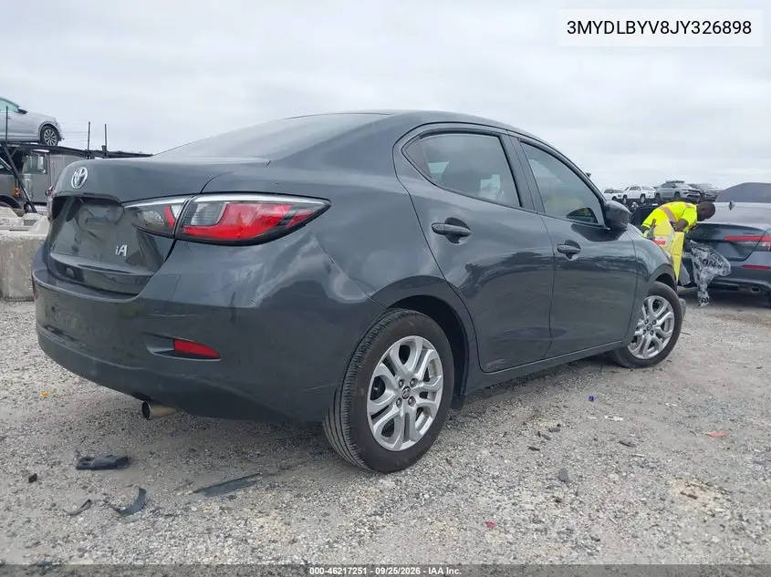 2018 TOYOTA YARIS VIN 3MYDLBYV8JY326898 — фото 4