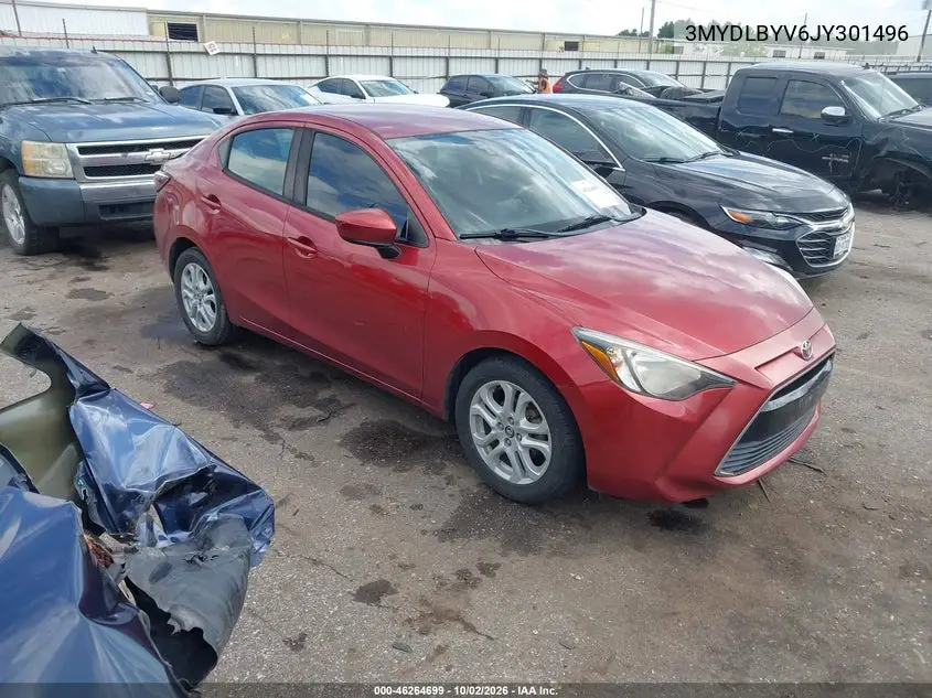TOYOTA YARIS 2018, VIN 3MYDLBYV6JY301496
