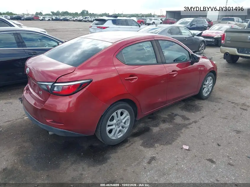 2018 TOYOTA YARIS VIN 3MYDLBYV6JY301496 — фото 4