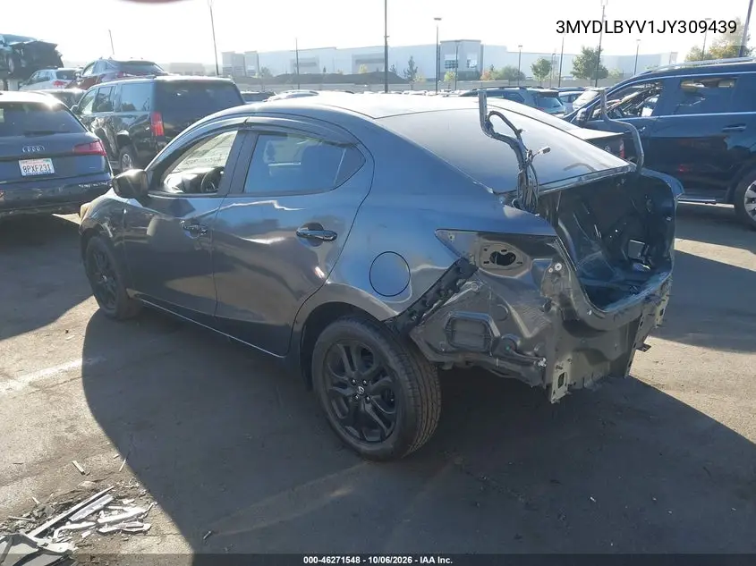2018 TOYOTA YARIS VIN 3MYDLBYV1JY309439 — фото 3