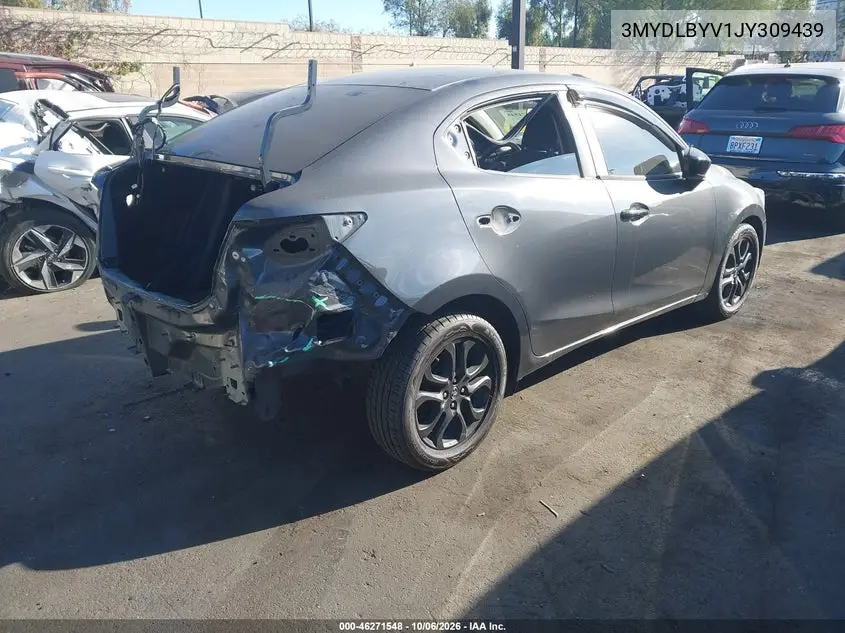 2018 TOYOTA YARIS VIN 3MYDLBYV1JY309439 — фото 4