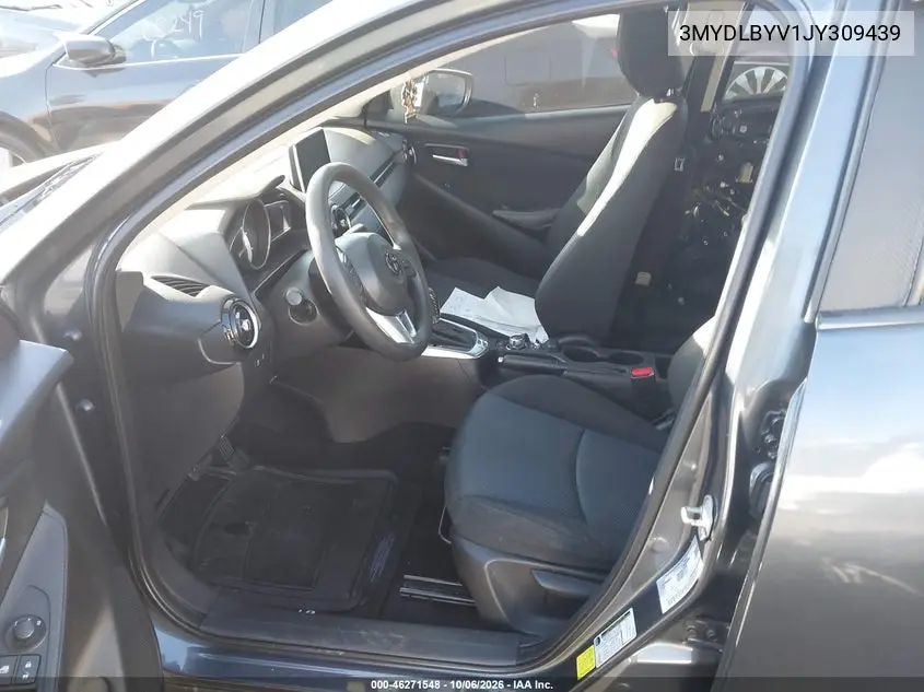 2018 TOYOTA YARIS VIN 3MYDLBYV1JY309439 — фото 5