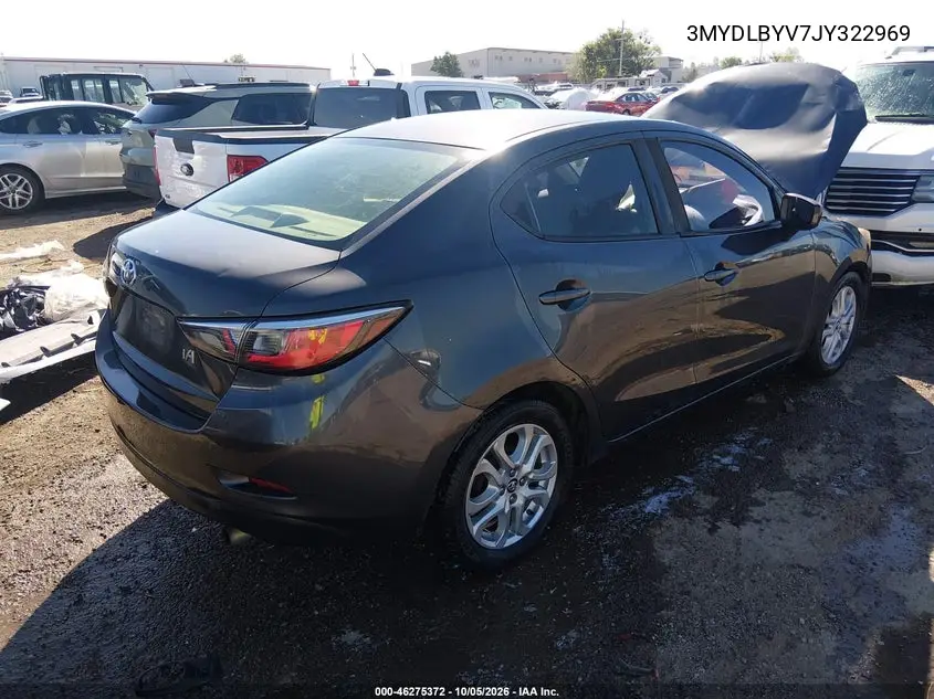 2018 TOYOTA YARIS VIN 3MYDLBYV7JY322969 — фото 4