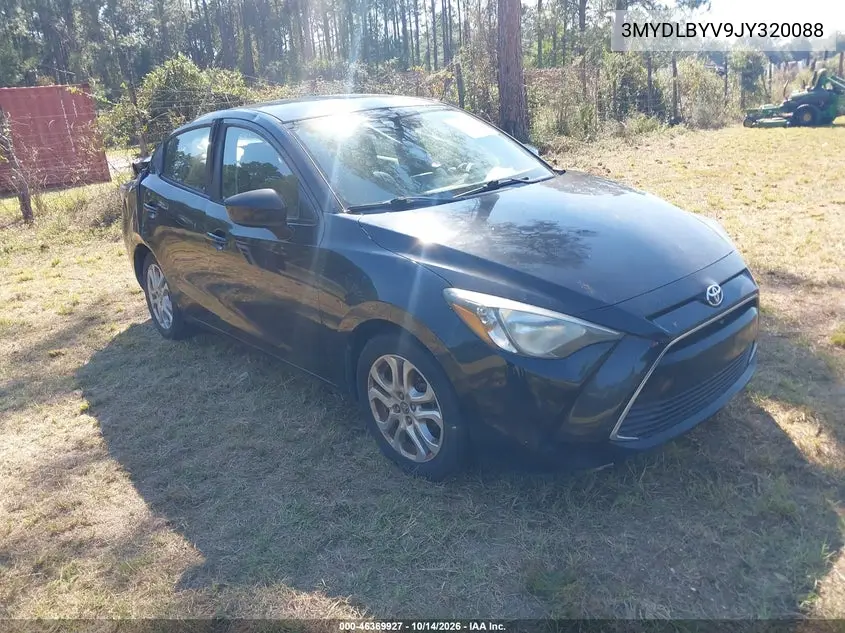 2018 TOYOTA YARIS VIN 3MYDLBYV9JY320088 — фото 2