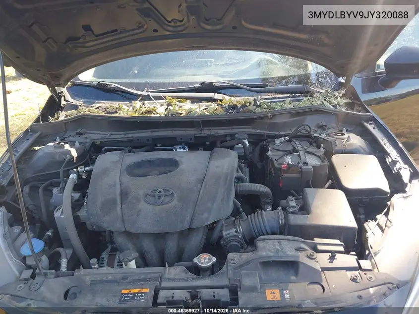 2018 TOYOTA YARIS VIN 3MYDLBYV9JY320088 — фото 10