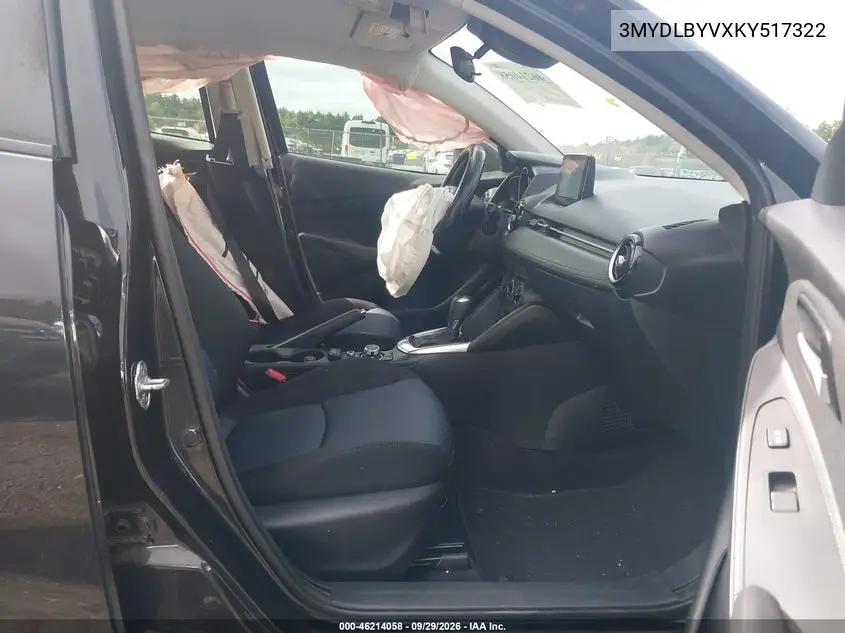 2019 TOYOTA YARIS VIN 3MYDLBYVXKY517322 — фото 5