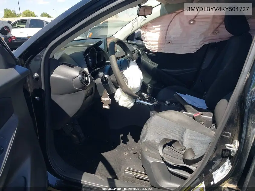 2019 TOYOTA YARIS VIN 3MYDLBYV4KY504727 — фото 5