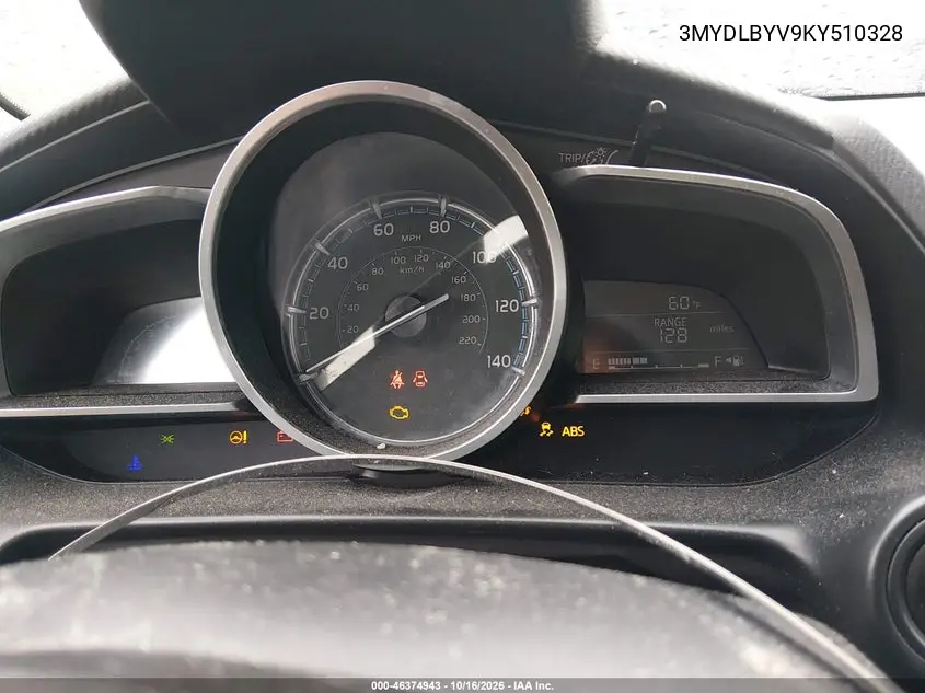 2019 TOYOTA YARIS VIN 3MYDLBYV9KY510328 — фото 7
