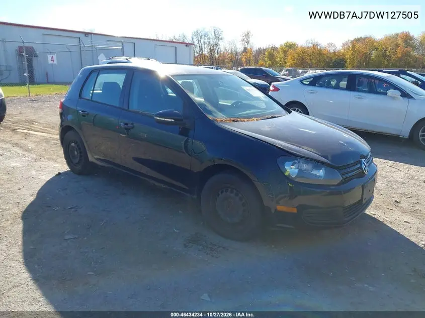 VOLKSWAGEN GOLF 2013, VIN WVWDB7AJ7DW127505
