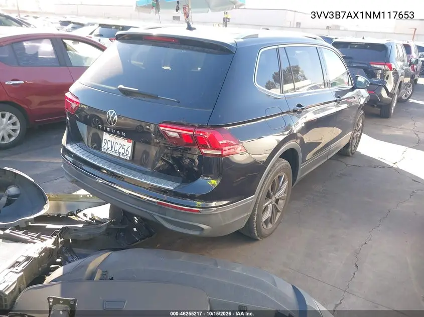 2022 VOLKSWAGEN TIGUAN VIN 3VV3B7AX1NM117653 — фото 4