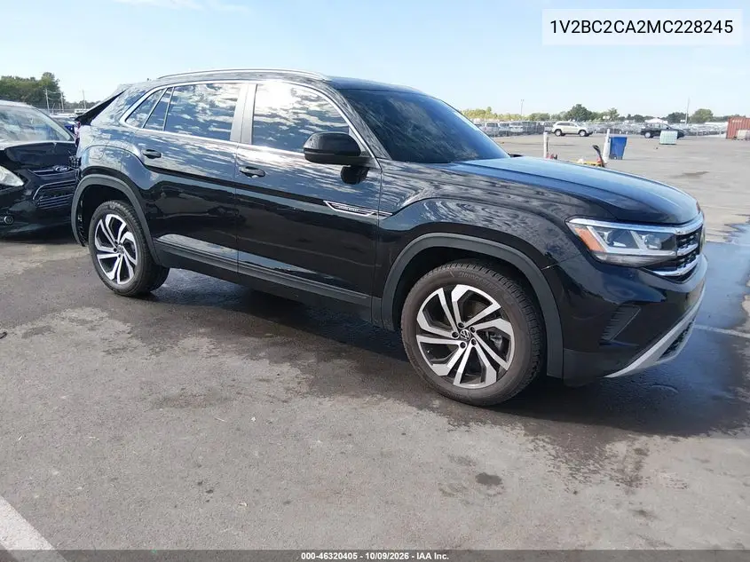 VOLKSWAGEN ATLAS CROSS SPORT 2021, VIN 1V2BC2CA2MC228245