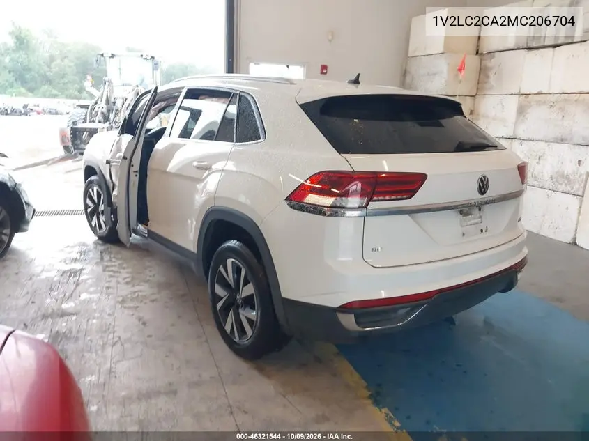 2021 VOLKSWAGEN ATLAS CROSS SPORT VIN 1V2LC2CA2MC206704 — фото 3