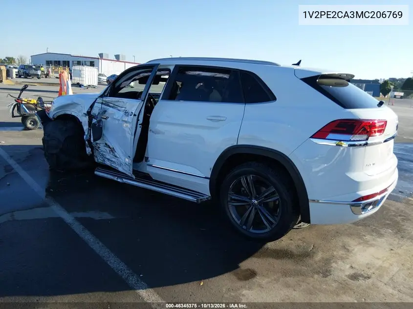 2021 VOLKSWAGEN ATLAS CROSS SPORT VIN 1V2PE2CA3MC206769 — фото 3