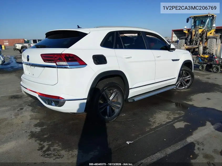 2021 VOLKSWAGEN ATLAS CROSS SPORT VIN 1V2PE2CA3MC206769 — фото 4