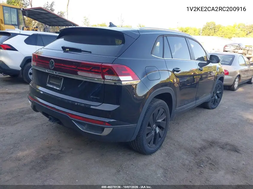 2024 VOLKSWAGEN ATLAS CROSS SPORT VIN 1V2KE2CA2RC200916 — фото 4