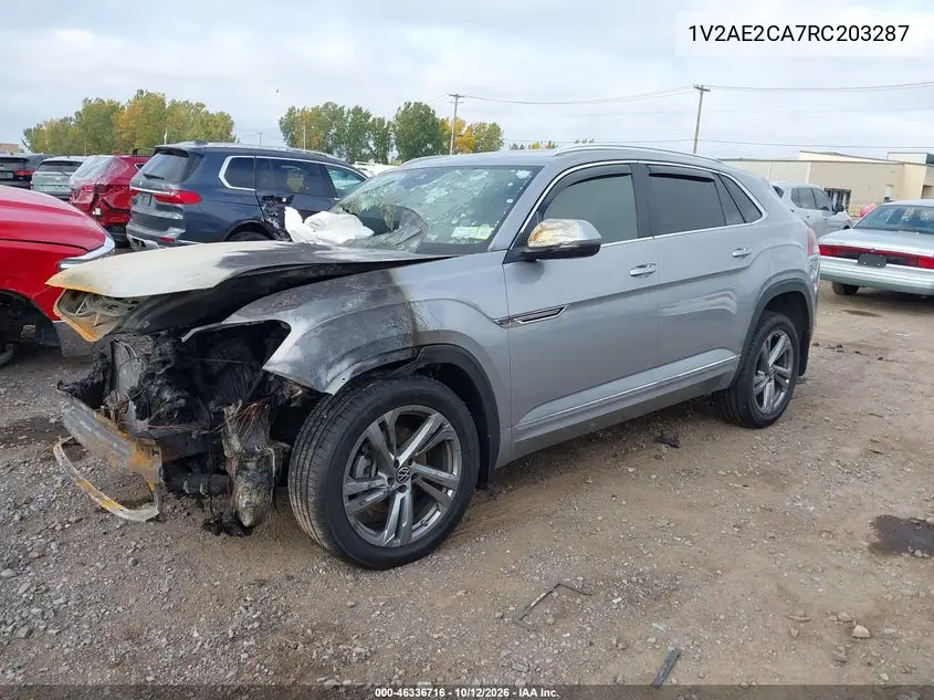 2024 VOLKSWAGEN ATLAS CROSS SPORT VIN 1V2AE2CA7RC203287 — фото 2