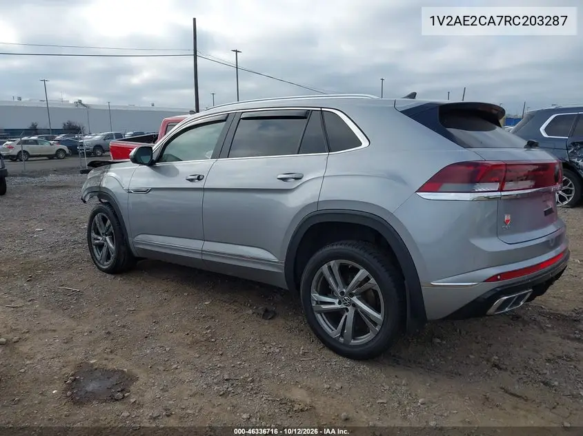 2024 VOLKSWAGEN ATLAS CROSS SPORT VIN 1V2AE2CA7RC203287 — фото 3