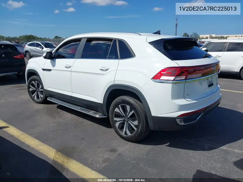 2024 VOLKSWAGEN ATLAS CROSS SPORT VIN 1V2DE2CA7RC225013 — фото 3