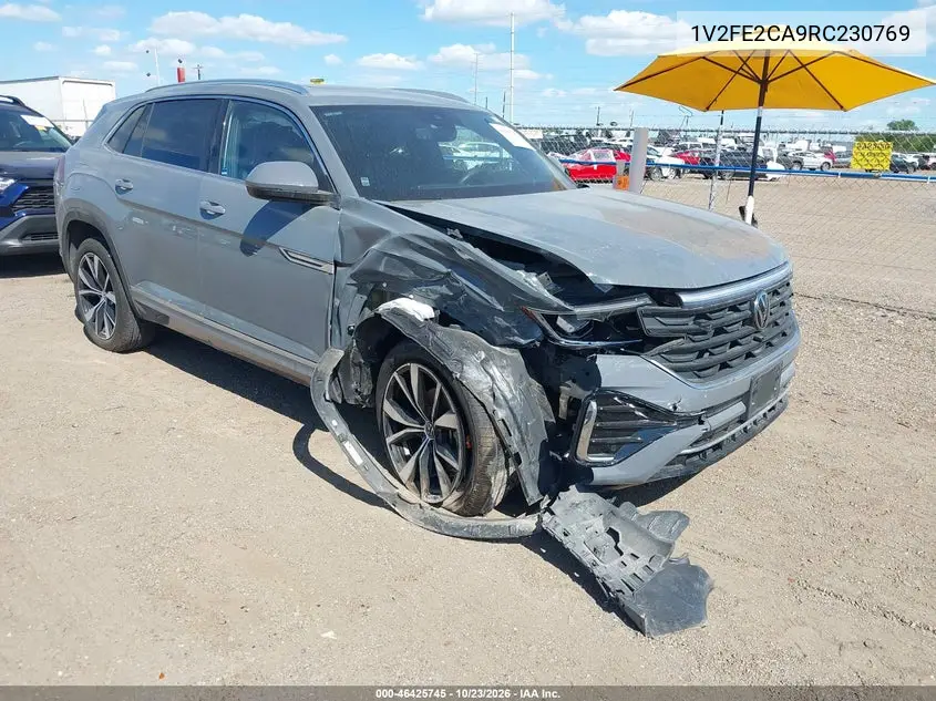 VOLKSWAGEN ATLAS CROSS SPORT 2024, VIN 1V2FE2CA9RC230769