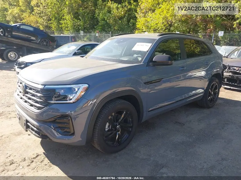 2026 VOLKSWAGEN ATLAS CROSS SPORT VIN 1V2AC2CA2TC212721 — фото 2