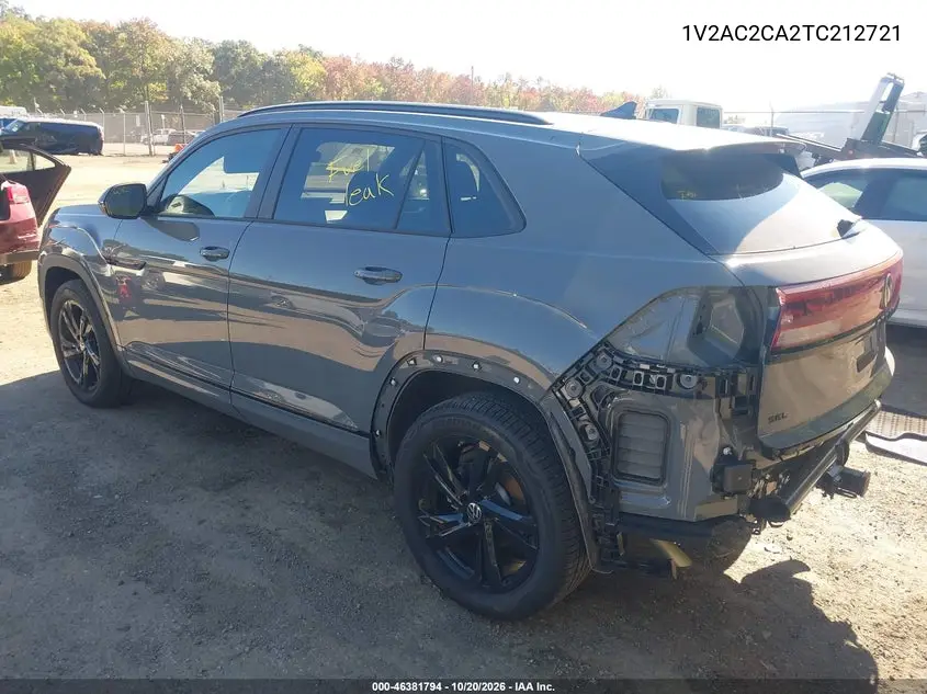 2026 VOLKSWAGEN ATLAS CROSS SPORT VIN 1V2AC2CA2TC212721 — фото 3