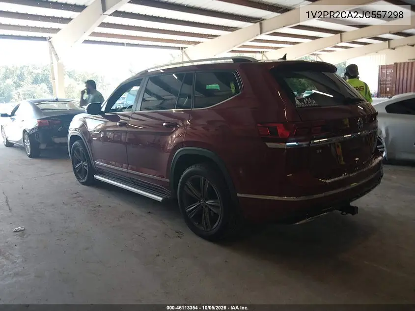 2018 VOLKSWAGEN ATLAS VIN 1V2PR2CA2JC557298 — фото 3