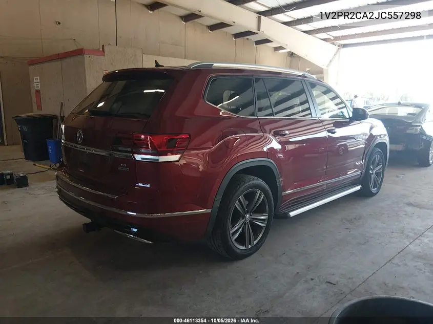 2018 VOLKSWAGEN ATLAS VIN 1V2PR2CA2JC557298 — фото 4