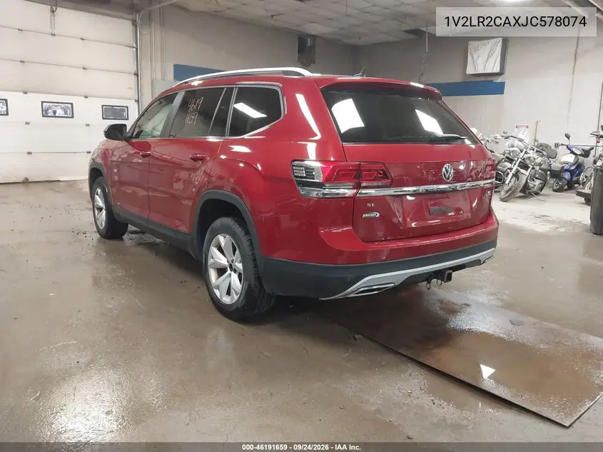 2018 VOLKSWAGEN ATLAS VIN 1V2LR2CAXJC578074 — фото 3