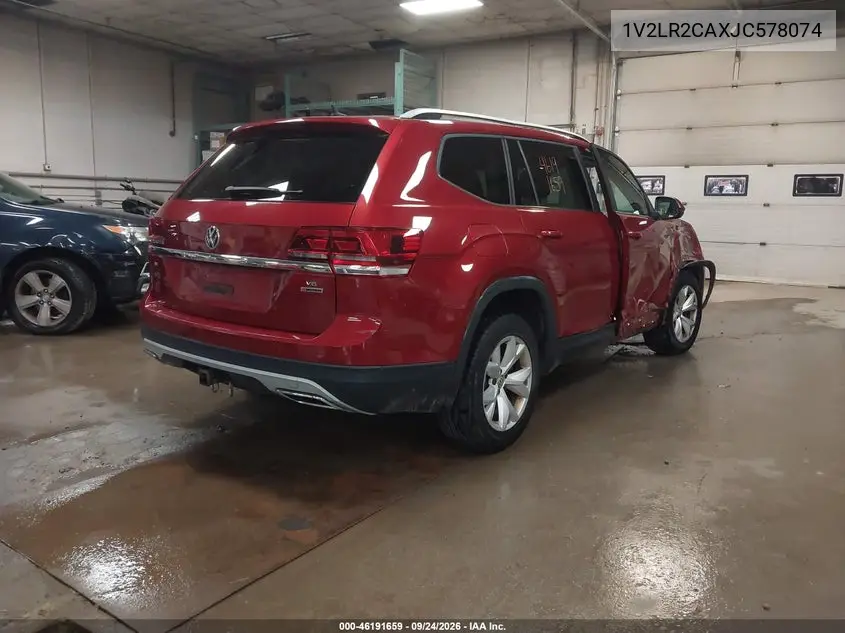 2018 VOLKSWAGEN ATLAS VIN 1V2LR2CAXJC578074 — фото 4