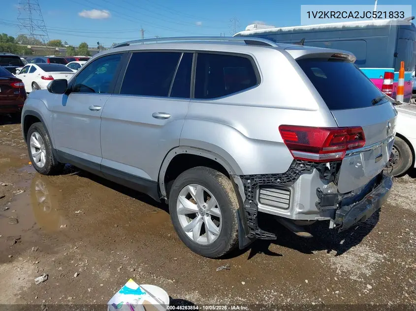 2018 VOLKSWAGEN ATLAS VIN 1V2KR2CA2JC521833 — фото 3