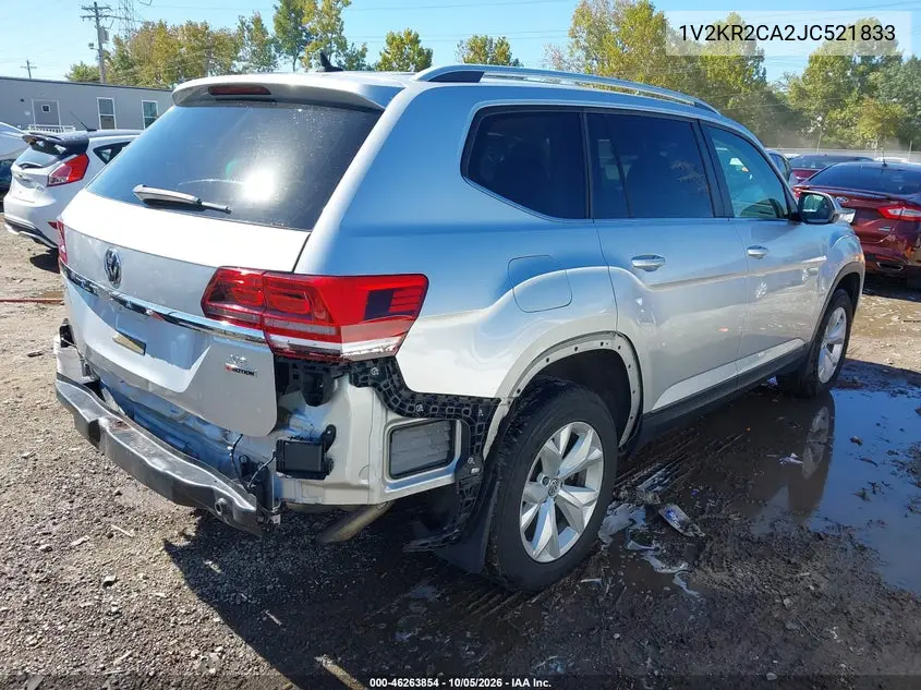 2018 VOLKSWAGEN ATLAS VIN 1V2KR2CA2JC521833 — фото 4