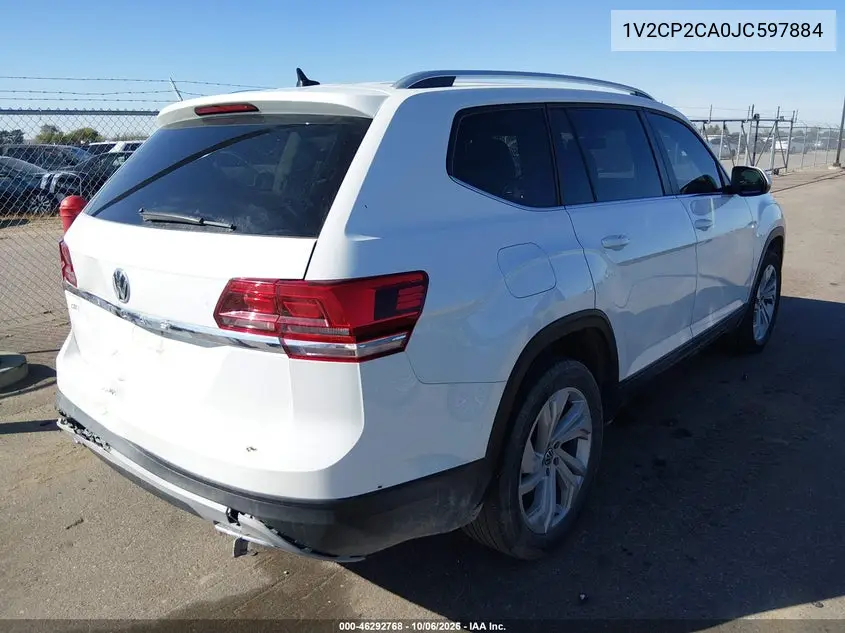 2018 VOLKSWAGEN ATLAS VIN 1V2CP2CA0JC597884 — фото 4