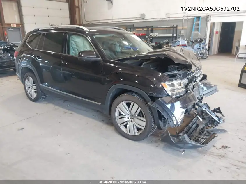 VOLKSWAGEN ATLAS 2018, VIN 1V2NR2CA5JC592702